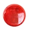 Truck-Lite Low Profile, Led, Red Round, 2 Diode, Marker Clearance Light, P3, Fit N Forget M/C, 12V 30270R - alternate 3